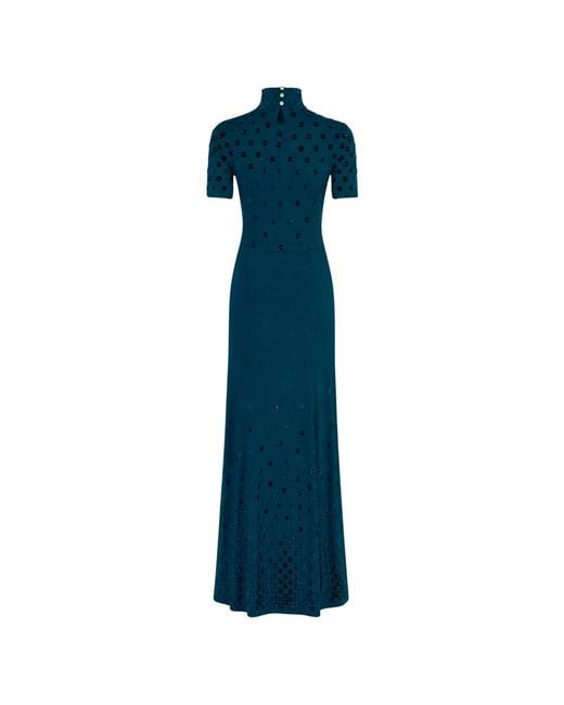 Rabanne Kleedjes ,Blauw ,Maxi Jurk in het Blue