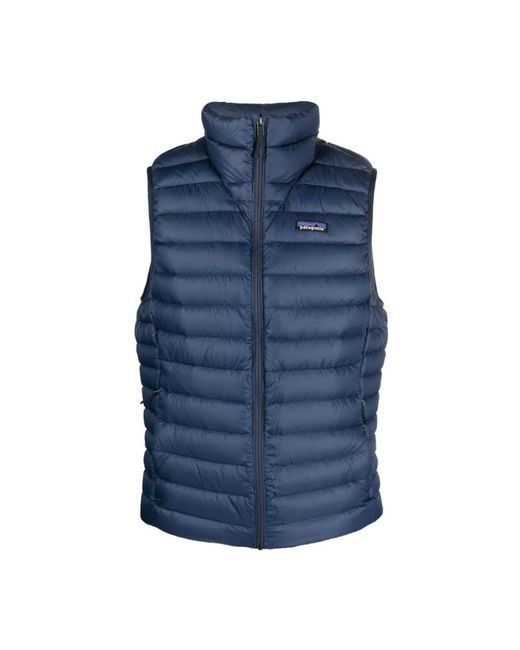 Patagonia Blue Waistcoats for men