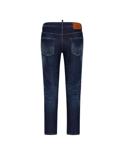 DSquared² Blue Slim Fit Jeans
