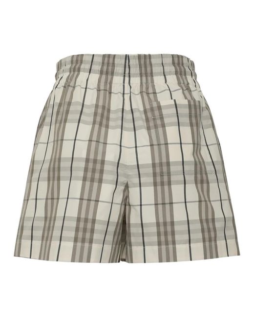 Burberry Gray Short Shorts
