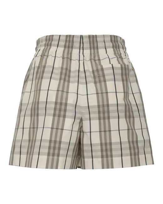 Burberry Gray Short Shorts