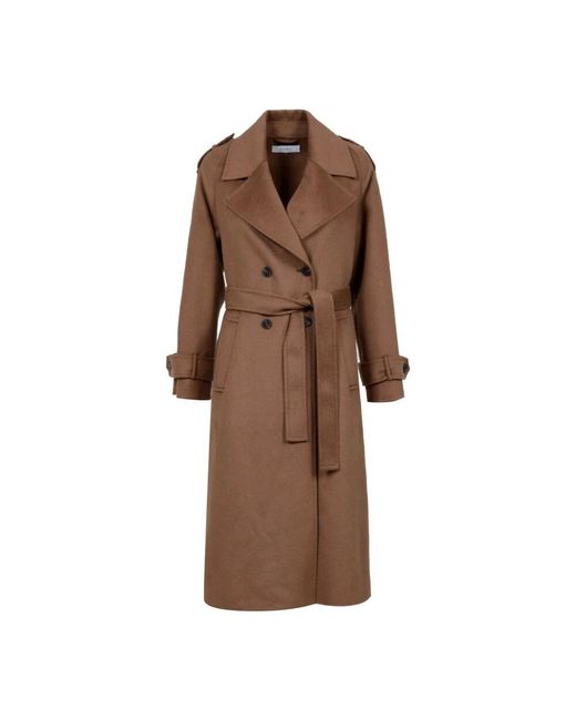 Kaos Brown Dove grey woll-kaschmir-tel