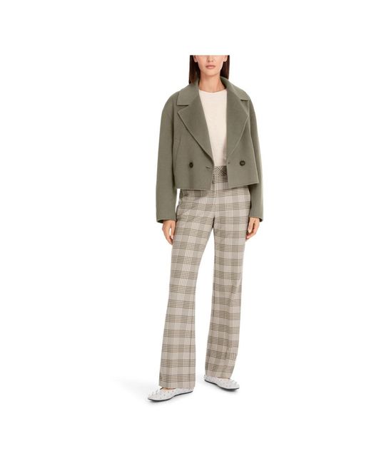 Marc Cain Gray Wide Trousers