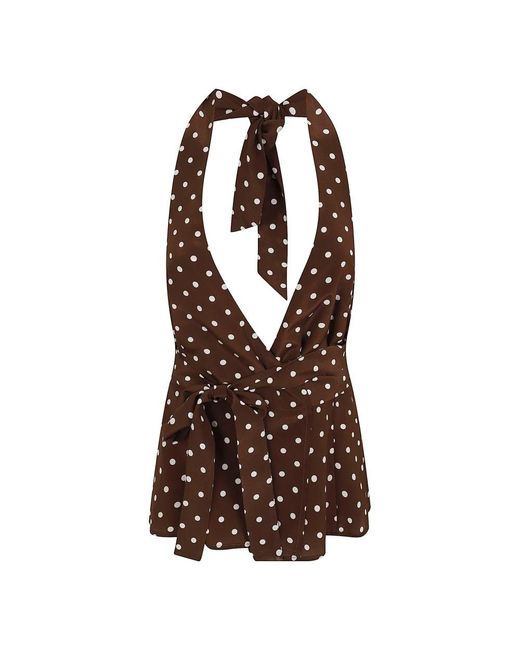 P.A.R.O.S.H. Sbillo Top in het Brown