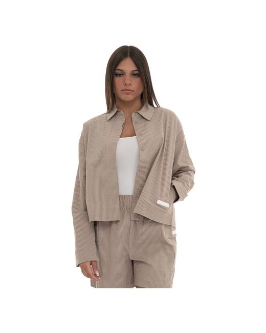 Light Jackets EA7 de color Brown