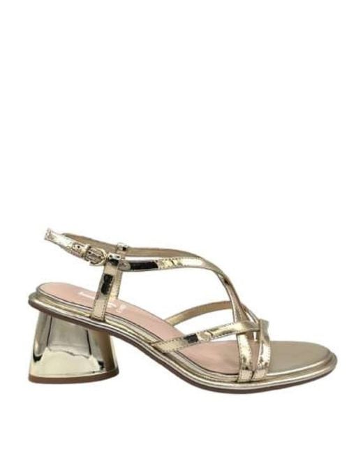 High Heel Sandals di Jeannot in Metallic