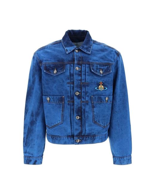 Vivienne Westwood Blue Denim Jackets for men
