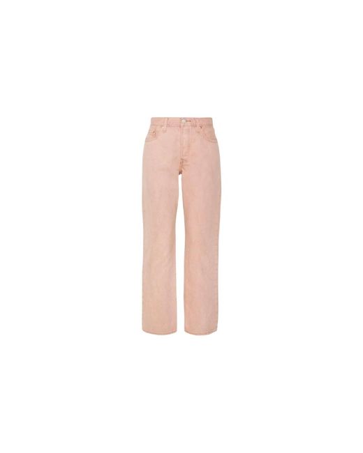 Levi's Pink Straight Trousers