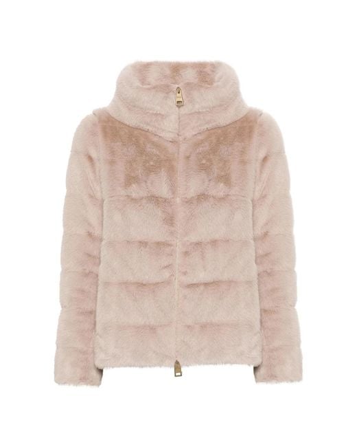 Herno Natural Faux Fur & Shearling Jackets