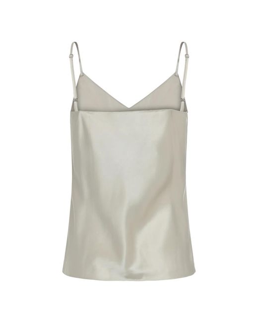 SABLYN Gray Sleeveless Tops