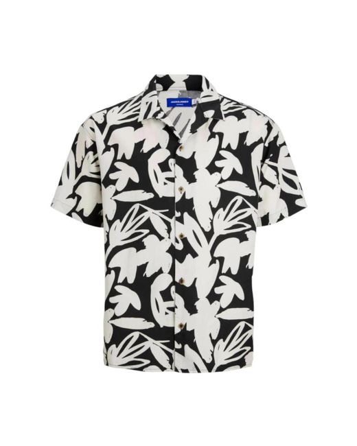 Jack & Jones Black Short Sleeve Shirts for men