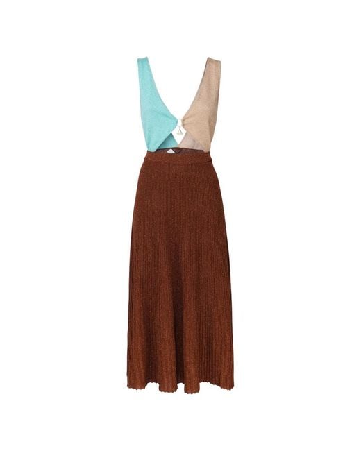 Akep Brown Midi Dresses