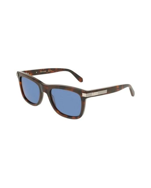 Ferragamo Blue Sunglasses for men