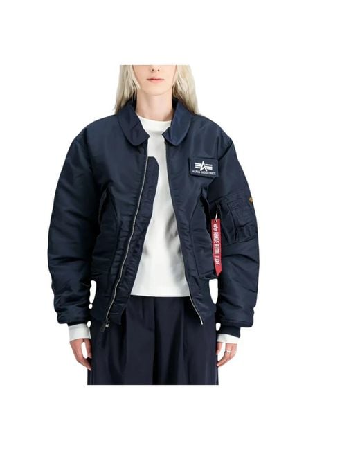 Alpha Industries Blue Bomber Jackets