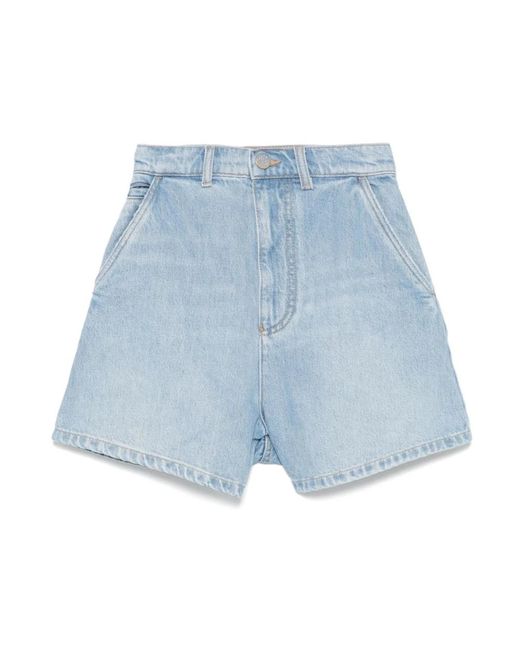 Emporio Armani Blue Denim Shorts