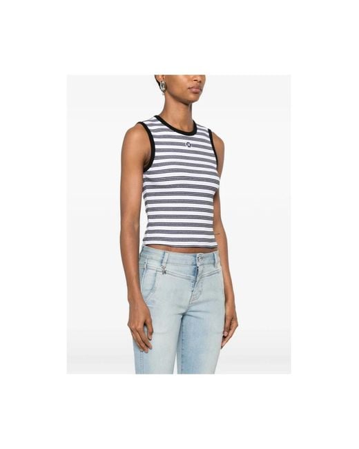 Amiri Black Sleeveless Tops