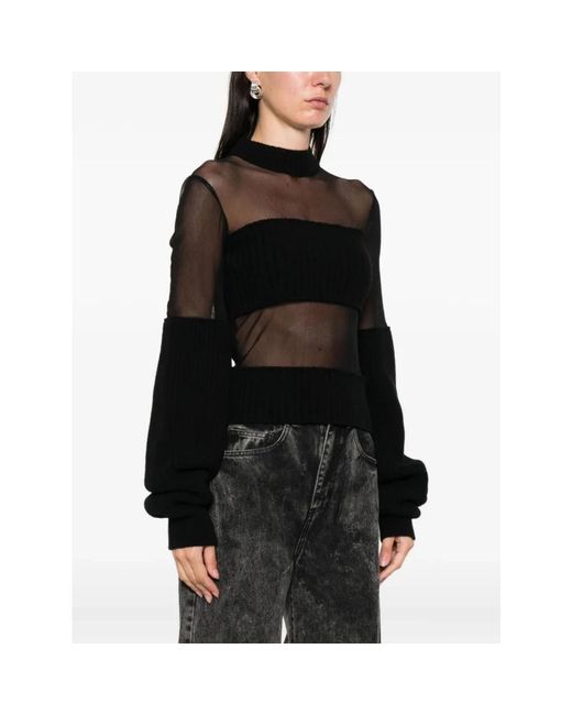 Round-Neck Knitwear Jean Paul Gaultier de color Black