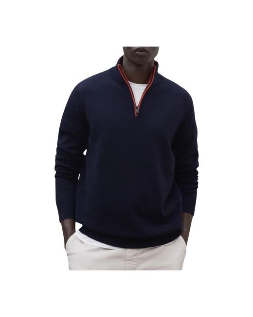Ecoalf Blue Zip-Throughs for men