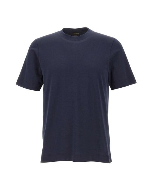 Gran Sasso Blue T-Shirts for men