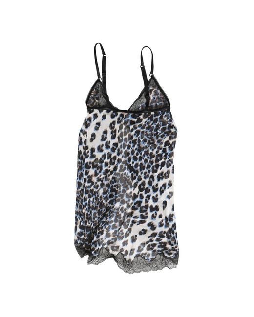 Roberto Cavalli Black Sleeveless Tops
