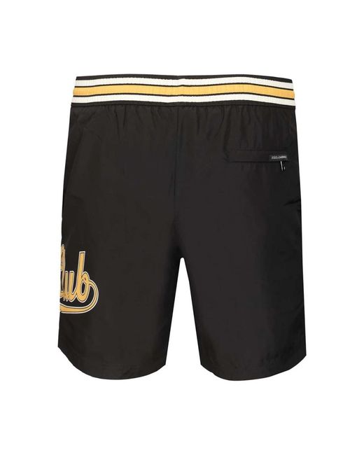 Dolce & Gabbana Black Beachwear for men