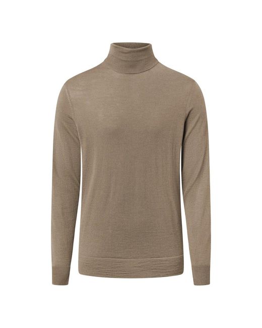 Strellson Truien & Vesten ,Wol Marek Turtleneck in het Brown voor heren