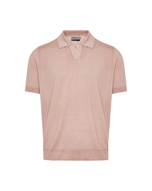 Canali Polo's in het Pink voor heren