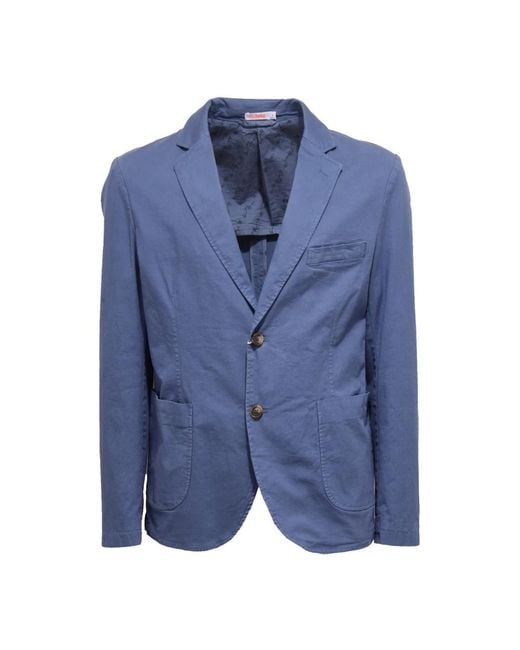 Sun 68 Blue Blazers for men