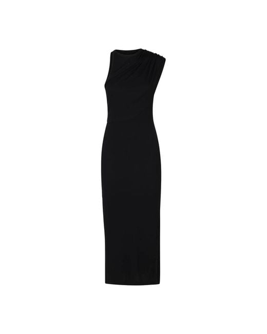 Courreges Black Midi Dresses