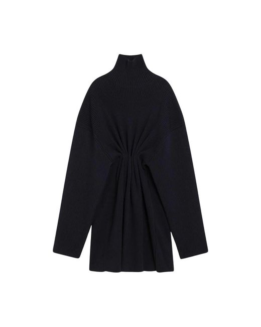 Balenciaga Blue Knitted Dresses