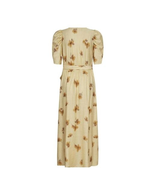 co'couture Metallic Wrap Dresses