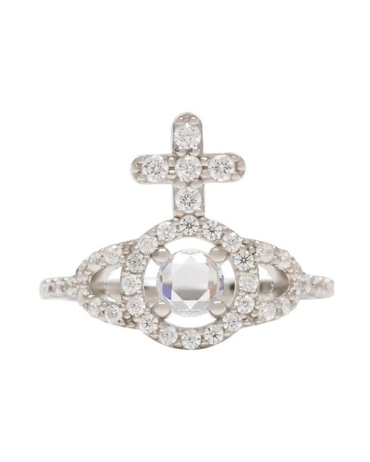 Vivienne Westwood Olympia Ring in het Metallic