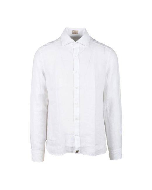 Formal Shirts Sonrisa de hombre de color White