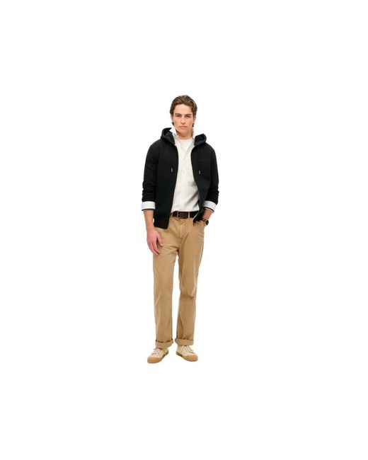 Zip-Throughs Superdry de hombre de color Black