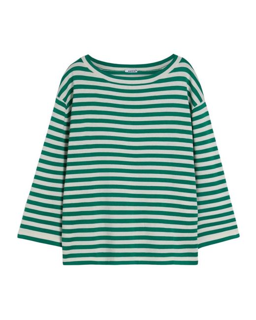 Aspesi Green Long Sleeve T-Shirts