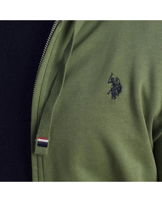 U.S. POLO ASSN. Green Zip-Throughs for men