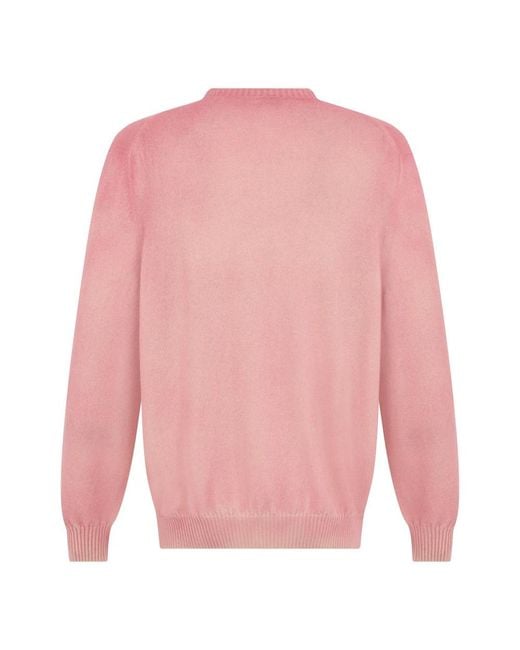 Fedeli Pink Cashmere Knitwear for men