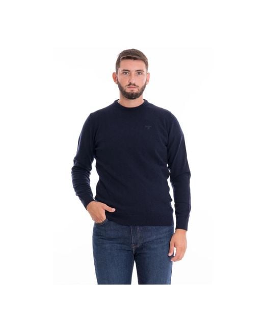 Barbour Pullover Van Wol in het Blue voor heren