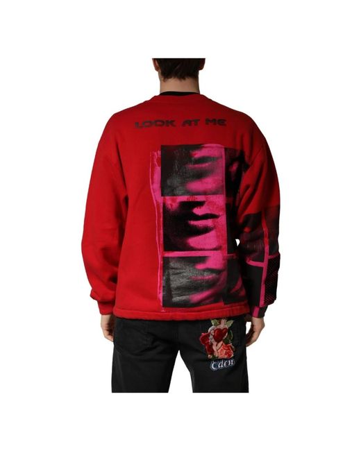 Dolce & Gabbana Red Sweatshirts for men