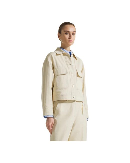 Light Jackets Seventy de color Natural