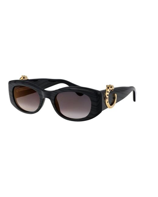 Cartier Black Stylische sonnenbrille ct0472s