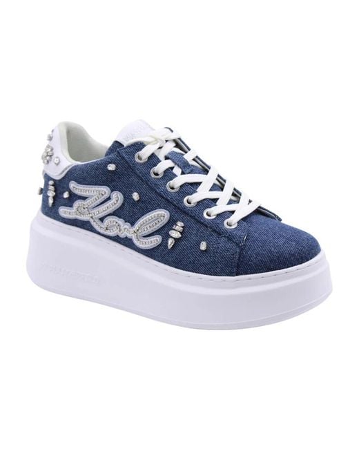Sneakers Karl Lagerfeld de color Blue