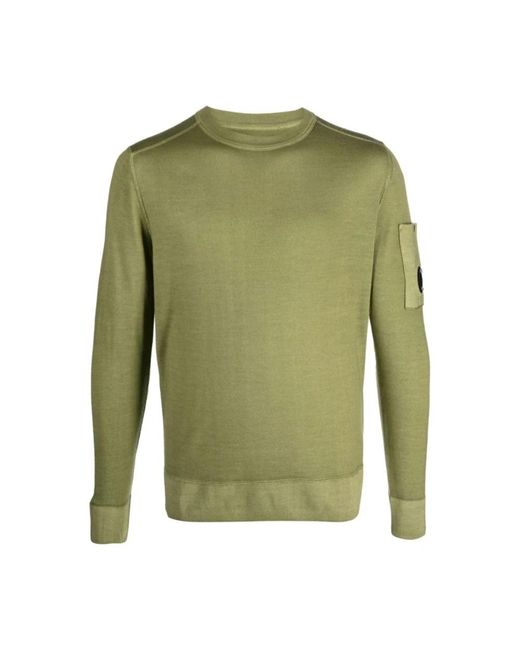 C P Company Green Long Sleeve Tops for men