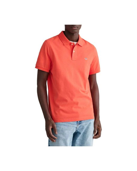 Gant Red Polo Shirts for men