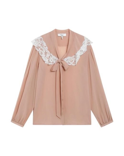 Chloé Pink Blouses