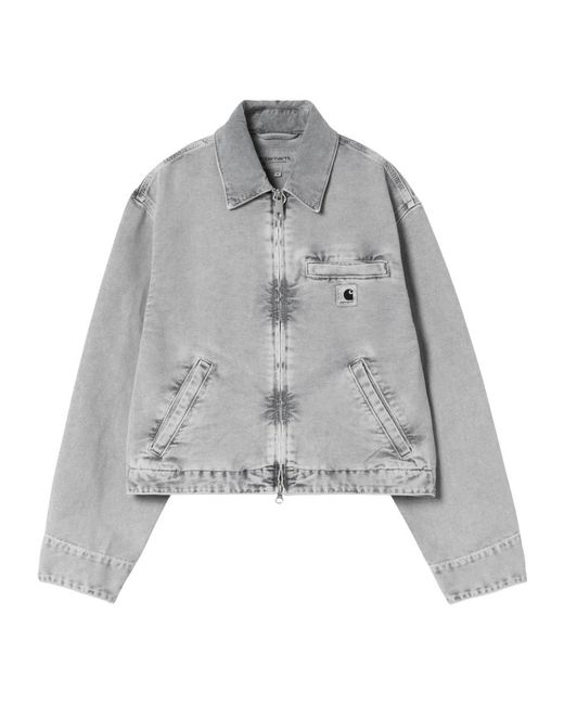 Carhartt Gray Denim Jackets