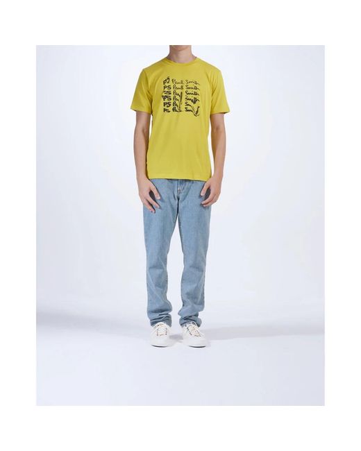 Paul Smith Yellow T-Shirts for men