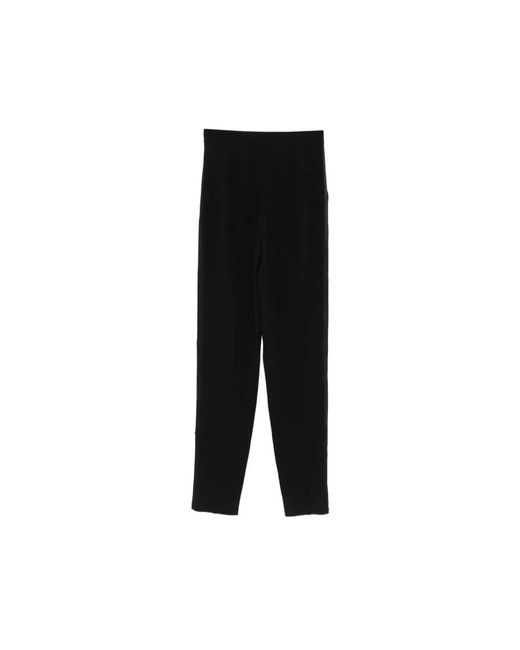 Emporio Armani Black Straight Trousers