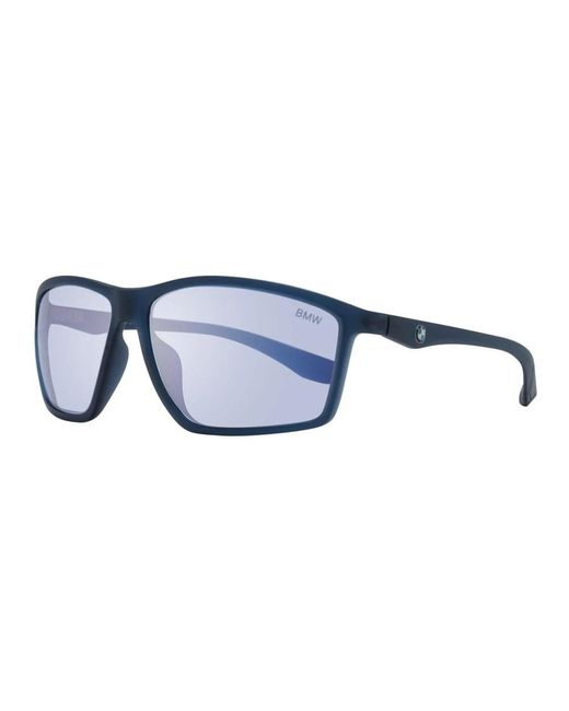 BMW Blaue rechteckige sonnenbrille mit uv-schutz in Blue für Herren