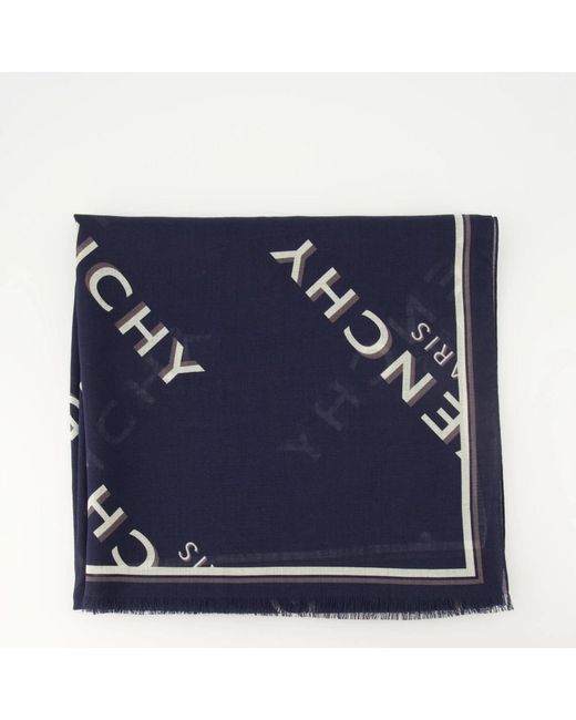Givenchy Blue Scarves